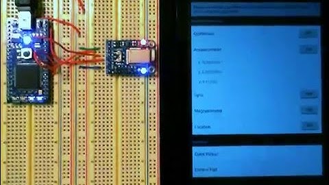 Tilt Controller Demo on mbed with Adafruit Bluefruit LE UART Friend