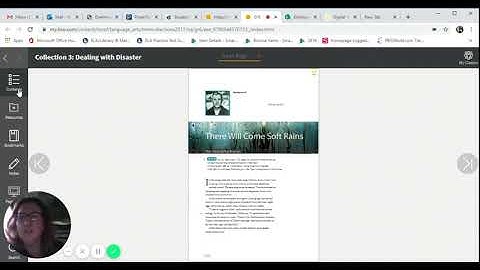 How to find and open your online HRW Reading textbook