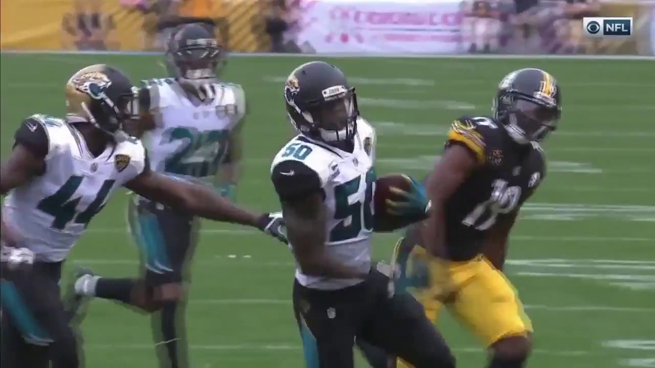 Telvin Smith Pick-6 vs Steelers