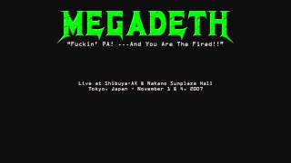 Megadeth - November 1&4, 2007 - Tokyo, Japan (Disc 2)