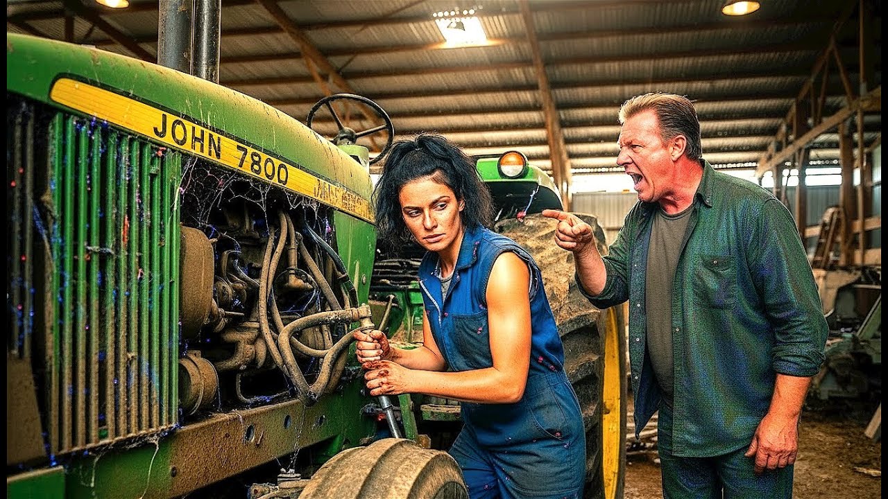 🤍Nimeni nu a reușit să pornească tractorul din 1998 — până când mecanica a auzit detaliul corect… 💕
