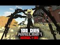 ⚠️Sobreviví 100 Días en un APOCALIPSIS de CRIATURAS OSCURAS en Minecraft HARDCORE...Esto Pasó