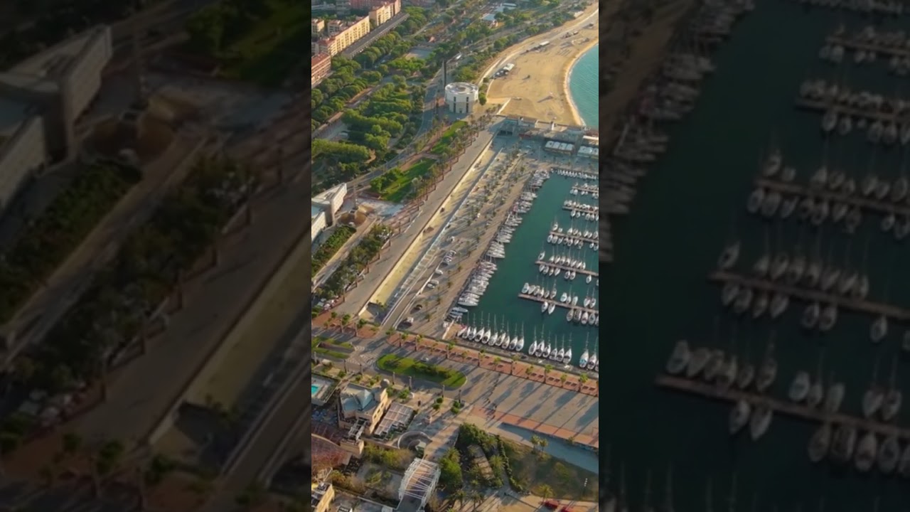 Descubre la playa de la Barceloneta en Barcelona, España 🌞