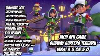 Game offline lari di lintasan rel kereta api,cocok buat santai,subway surfers mod apk terbaru screenshot 1