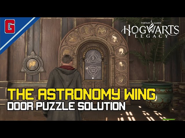 Hogwarts Legacy Charms Classroom PUZZLE DOOR Solution (The Astronomy Wing)  