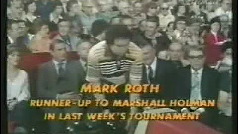 1979 AMF Magicscore Open - Dick Ritger vs. Mark Roth (Part 1)