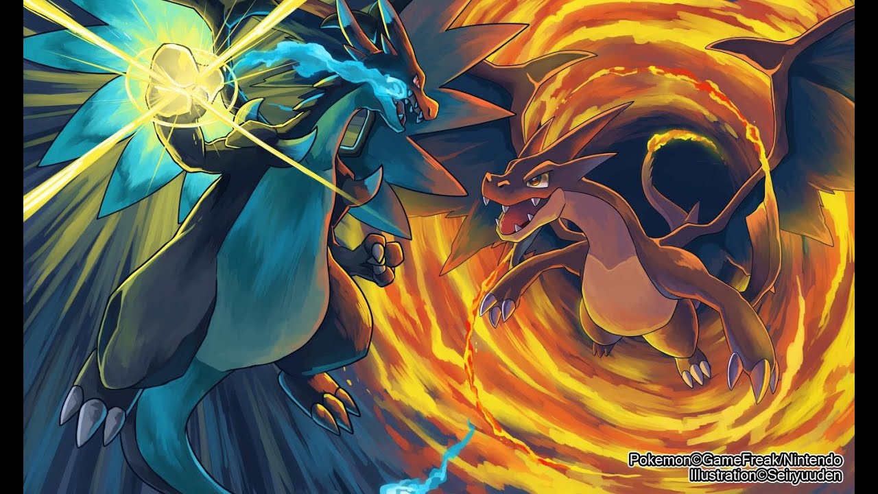 moveset mega charizard y - YouTube