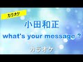 【カラオケ】小田和正 「what&#39;s your message ?」