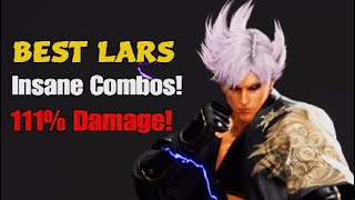 Tekken 8: Best Lars insane Combos! 111% Damage!