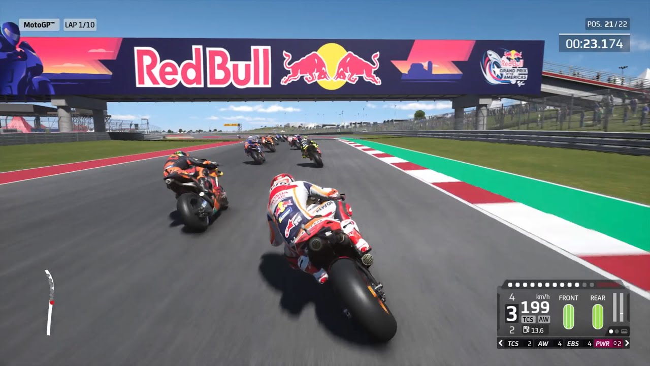 MotoGP™20 | Austin | Honda RC213V | Marquez | Onboard