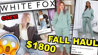 HUGE $1800 WHITEFOX BOUTIQUE TRY ON HAUL 2021  FALL CLOTHING HAUL