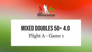 PB 4th Hungarian Open 2025 - Mixed Doubles 50+ 4.0 - Flight A, G1