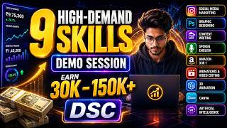 DSC DEMO SESSION OF ALL 9 COURSES