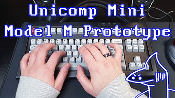 Typing Demo - 2021 Unicomp Mini Model M (Prototype)