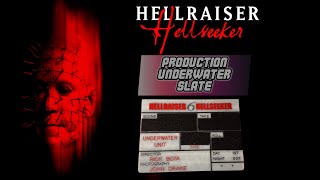 Hellraiser: Hellseeker (2002) Underwater Clapperboard Slate #hellraiser #hellseeker #dougbradley