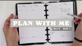Plan with me hourly l Functional planning l March week 1 (27-05)