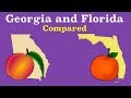 Florida and Georgia Compared