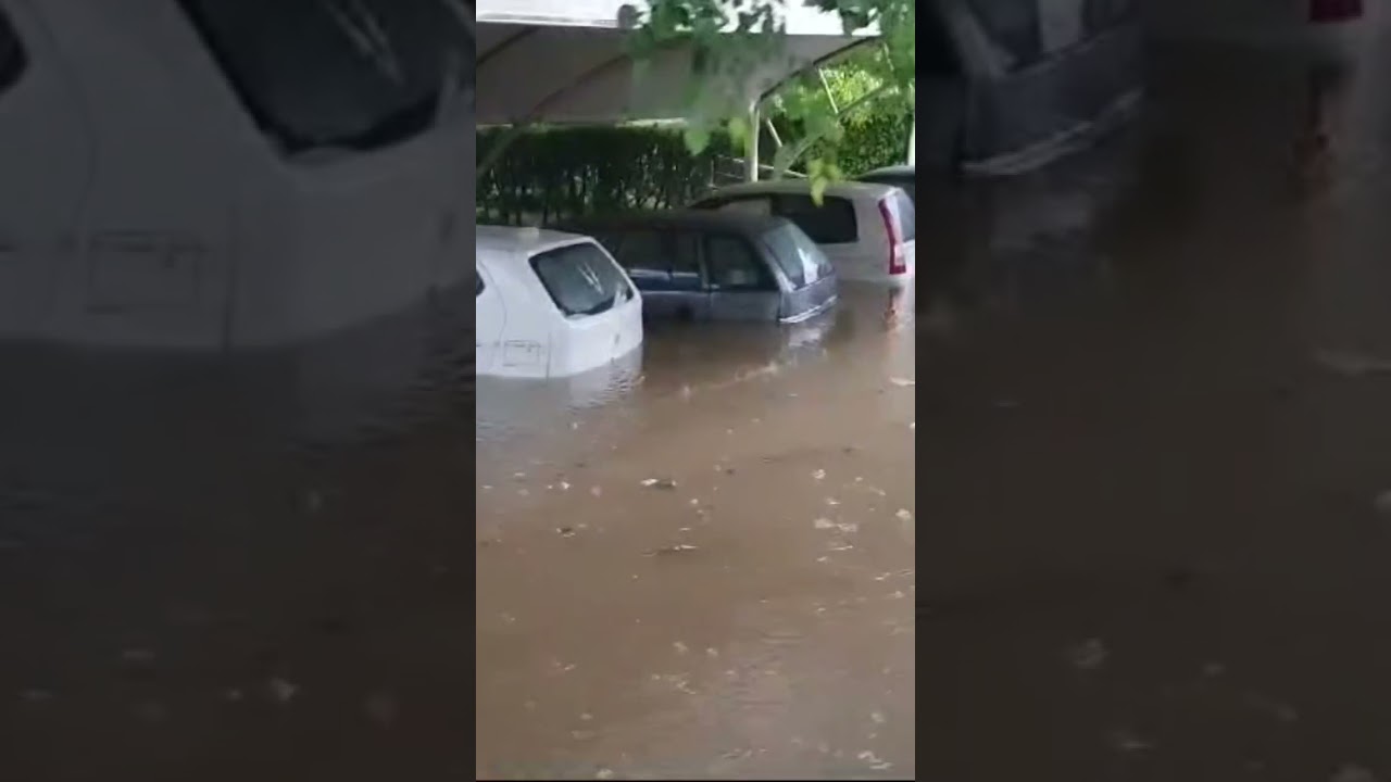 Lahore Askari 10 Parking After todays Heavy Rain