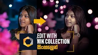 How to Edit Image with Nik Collection in Photoshop Sinhala