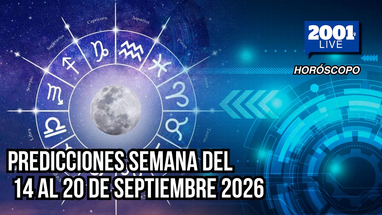 Predicciones de Arturo Acosta: Horóscopo semana del 14 al 20 de septiembre de 2026