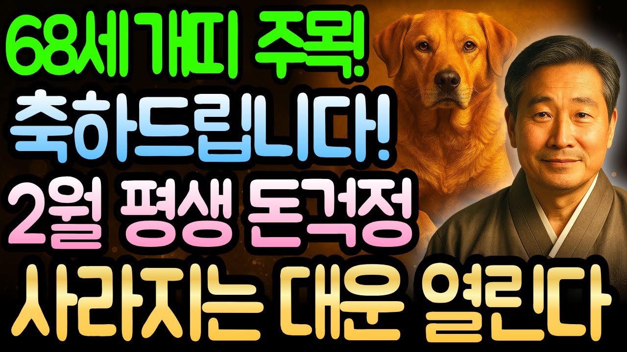 2월 병오년 돼지띠 1947년생 정해년생 79세 운세풀이 완벽분석! 천금 굴러들고 자식복 겹경사 이어지니 하늘이 내린 황금 타이밍 절대 놓치지마