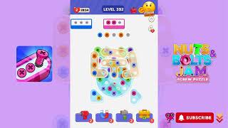 Unscrew It: Nuts & Bolts Jam - Level 392  - Gameplay walkthrough