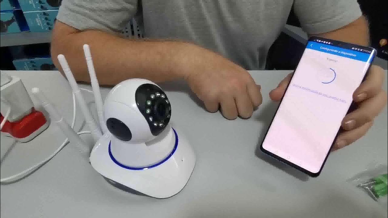 Como instalar e configurar c mera de seguran a ip 3 antenas wifi 360