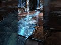 Frozen Ice River Resin Table | Ultra-Realistic Luxury Epoxy Dining Table Cinematic Video#shorts