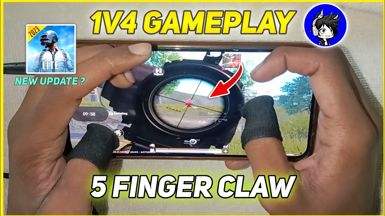 PUBG LITE NEW UPDATE || 5 FiNGER CLAW 🔥1V4 HANDCAM GAMEPLAY - PUBG ...