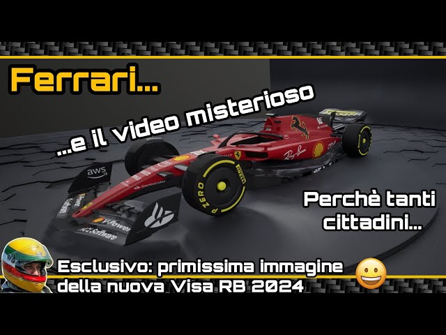 FERRARI E IL VIDEO MISTERIOSO - #F1 IL PERCHE' DI TANTI CITTADINI - ECCO LA  (Alpha Tauri) VISA ECC 