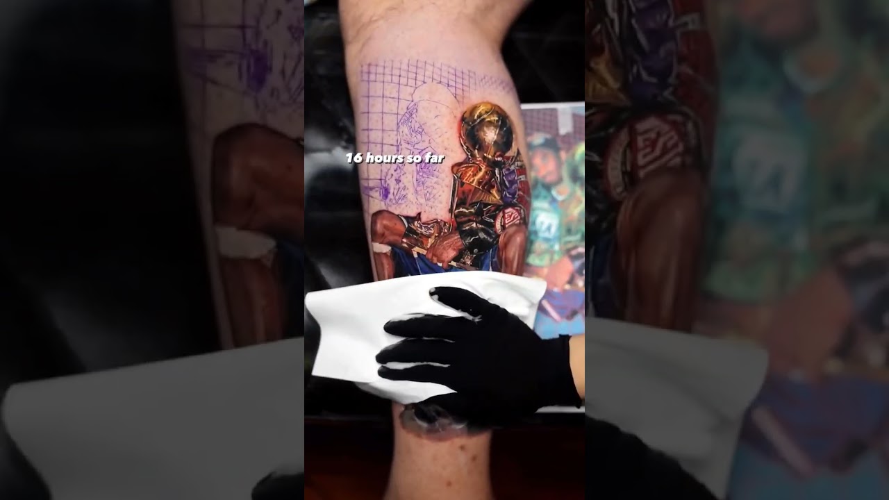 Kobe Bryant tattoo part 1,2,3 final version 