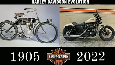 Evolution Of Harley Davidson 1905 - 2022