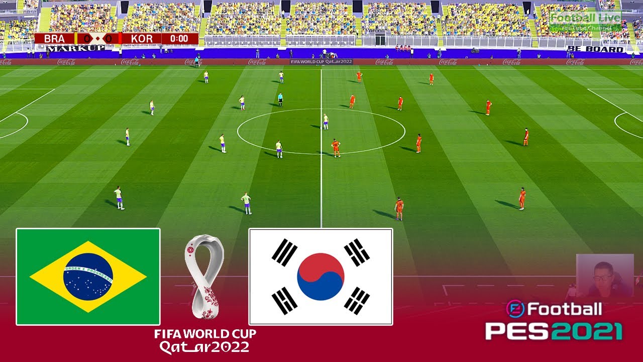 Brazil vs South Korea FIFA World Cup Qatar 2022 Watch Along and eFootball21 Gameplay