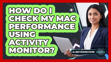 How Do I Check My Mac Performance Using Activity Monitor?