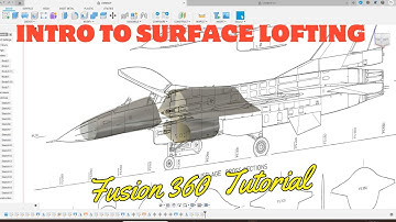 Introduction to surface modeling airplanes in Fusion 360