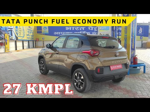 Tata Punch Mileage Run || 27 kmpl Fuel Economy from 1.2 Petrol Manual || Mileage Test