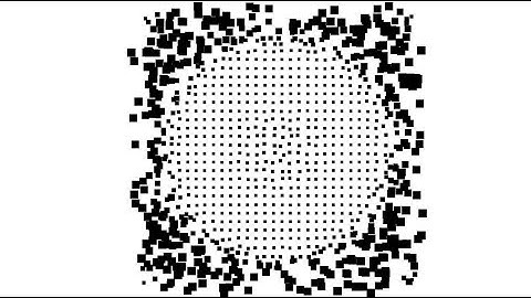 Order vs. chaos: pure CSS circular staggered grid animation