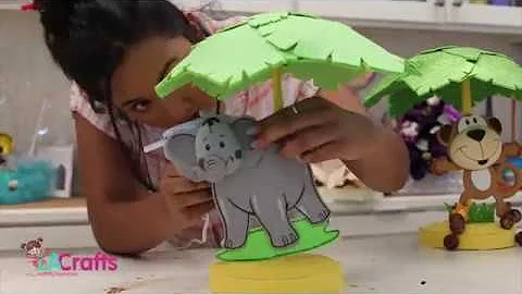 Centerpiece Idea for Baby Shower - Safari - 2018