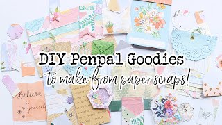 DIY Penpal Goodies Made from Paper Scraps!