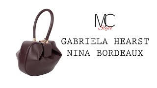 Gabriela Hearst Nina Bag Bordeaux Calf Leather Limited Edition Rare