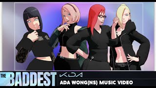 MMDナルト! - Naruto  | K/DA - Baddest ft. Sakura, Hinata, Ino, Karin
