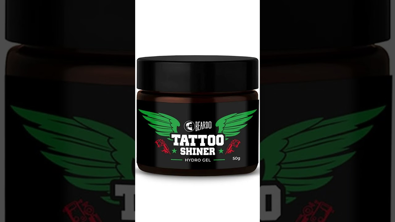 Amazon.com: Beardo Tattoo Shiner Hydro Gel l The Ultimate Solution for  Instant Shine & Brightness of Tattooed Skin, Heals & Protects with Natural  Ingredients, Easy to Apply and Long-Lasting, 50 gm/1.76 Fl Oz