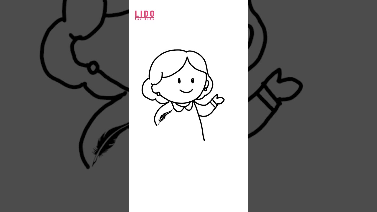 How to Draw a Teacher 👩‍🏫   Easy and Cute Drawing for Kids   