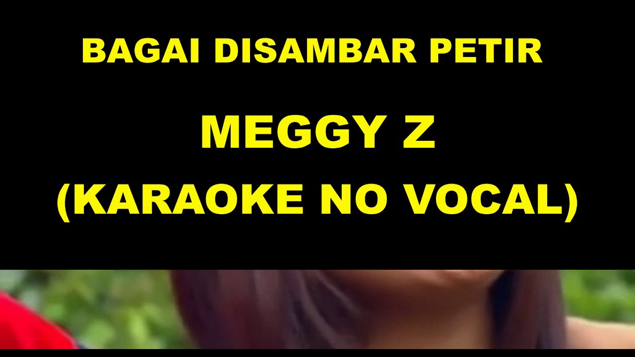BAGAI DISAMBAR PETIR - MEGGY Z (KARAOKE NO VOCAL)