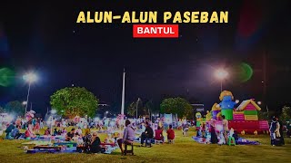Alun-Alun Paseban Bantul || Kuliner dan wahana bermain di Jogja