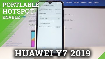How to Enable Portable Hotspot in HUAWEI Y7 2019 - Share Network