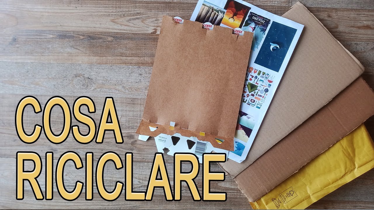 COSA RICICLARE: i materiali che utilizziamo - Arte Green