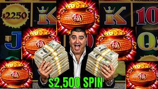 $2,500 Max Bet & 5 SCATTERS Super Rare Bonus On Dragon Link Slot screenshot 2