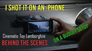 BTS - Cinematic Toy Car Lamborghini on Treadmill (Shot on iPhone)