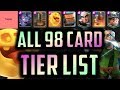 Ranking ALL 98 CARDS in Clash Royale... ULTIMATE TIER LIST!